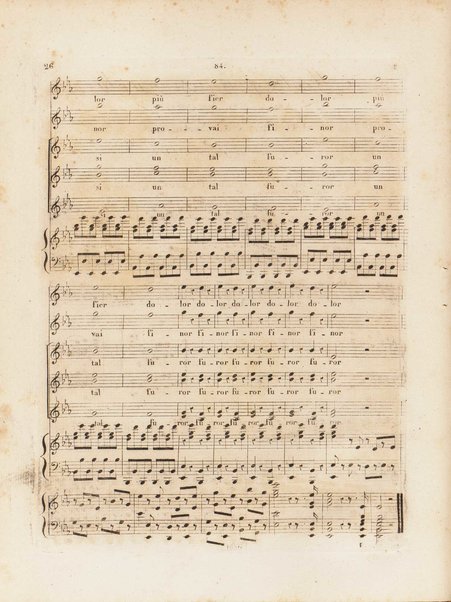 Partizione della Zelmira : opera seria in due atti / musica di G. Rossini