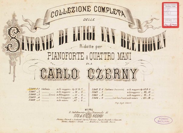 Sinfonia in do maggiore. 1