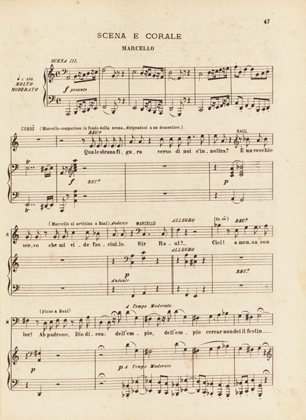 Gli Ugonotti : opera in cinque atti / di Eugenio Scribe ; musica di Giacomo Meyerbeer