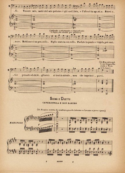 La Cenerentola / melodramma giocoso in due atti di Jacopo Ferretti ; [musica di] G. Rossini ; opera completa [ridotta per] canto e pianoforte