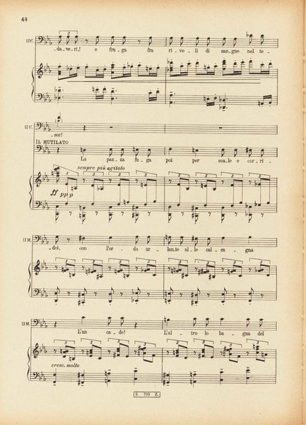 Bisanzio / Poema musicale in 3 atti e 4 quadri di Gustavo Macchi ; riduzione per canto e pianoforte di Roberto Kinsky