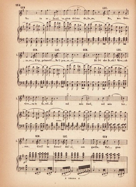 Lucrezia Borgia : opera completa per canto e pianoforte / G. Donizetti ; melodramma in un prologo e due atti \di Felice Romani!