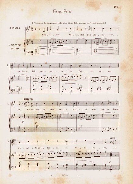 L'ajo nell'imbarazzo : opera completa per canto e pianoforte / Gaetano Donizetti ; melodramma giocoso in due atti \di Jacopo Ferretti!