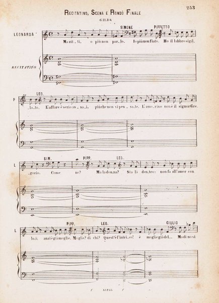 L'ajo nell'imbarazzo : opera completa per canto e pianoforte / Gaetano Donizetti ; melodramma giocoso in due atti \di Jacopo Ferretti!