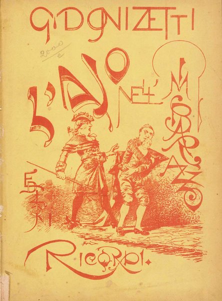 L'ajo nell'imbarazzo : opera completa per canto e pianoforte / Gaetano Donizetti ; melodramma giocoso in due atti \di Jacopo Ferretti!