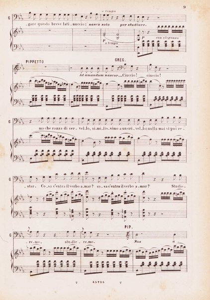 L'ajo nell'imbarazzo : opera completa per canto e pianoforte / Gaetano Donizetti ; melodramma giocoso in due atti \di Jacopo Ferretti!