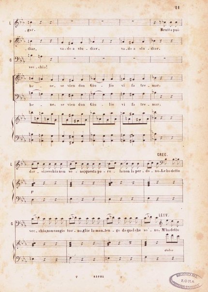 L'ajo nell'imbarazzo : opera completa per canto e pianoforte / Gaetano Donizetti ; melodramma giocoso in due atti \di Jacopo Ferretti!