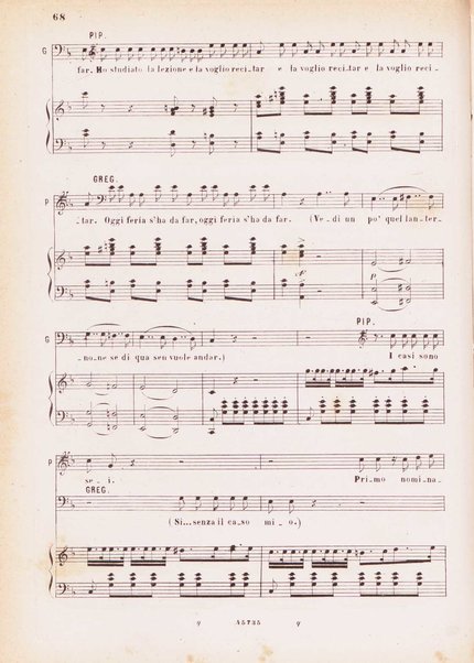 L'ajo nell'imbarazzo : opera completa per canto e pianoforte / Gaetano Donizetti ; melodramma giocoso in due atti \di Jacopo Ferretti!