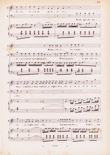 L'ajo nell'imbarazzo : opera completa per canto e pianoforte / Gaetano Donizetti ; melodramma giocoso in due atti \di Jacopo Ferretti!