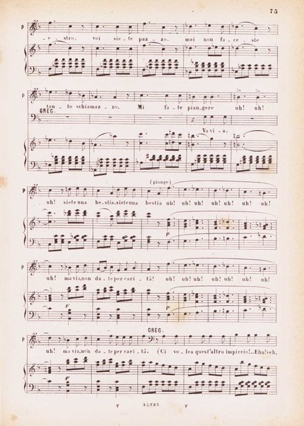 L'ajo nell'imbarazzo : opera completa per canto e pianoforte / Gaetano Donizetti ; melodramma giocoso in due atti \di Jacopo Ferretti!