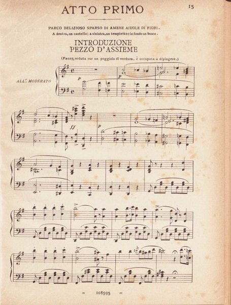 Adelson e Salvini : opera completa [per canto e pianoforte] / dramma semiserio in due atti di Andrea Leone Tottola ; musica di Vincenzo Bellini