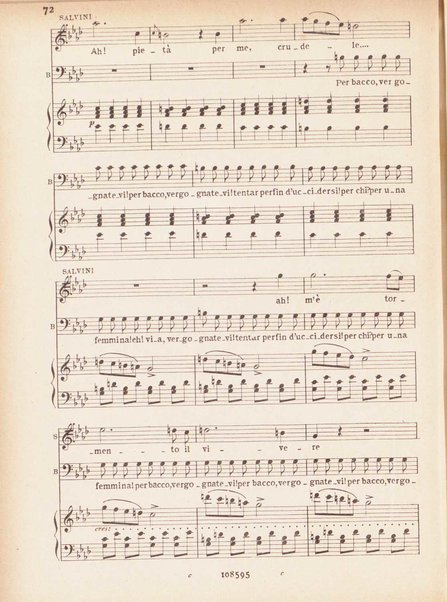 Adelson e Salvini : opera completa [per canto e pianoforte] / dramma semiserio in due atti di Andrea Leone Tottola ; musica di Vincenzo Bellini