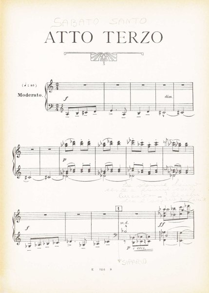 Siberia : dramma in tre atti di Luigi Illica / musica di Umberto Giordano ; riduzione per canto e pianoforte di Raffaele Delli Ponti