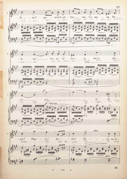 Siberia : dramma in tre atti di Luigi Illica / musica di Umberto Giordano ; riduzione per canto e pianoforte di Raffaele Delli Ponti