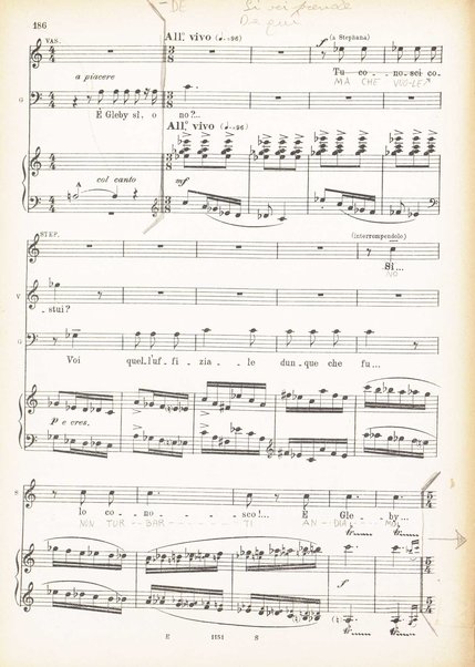 Siberia : dramma in tre atti di Luigi Illica / musica di Umberto Giordano ; riduzione per canto e pianoforte di Raffaele Delli Ponti