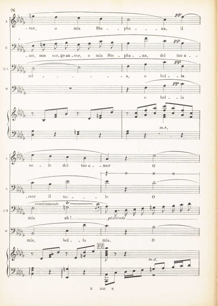 Siberia : dramma in tre atti di Luigi Illica / musica di Umberto Giordano ; riduzione per canto e pianoforte di Raffaele Delli Ponti