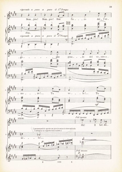 Siberia : dramma in tre atti di Luigi Illica / musica di Umberto Giordano ; riduzione per canto e pianoforte di Raffaele Delli Ponti