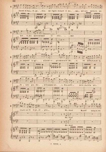 Belisario: opera compl eta per canto e pianoforte / G. Donizetti ; tragedia lirica in tre parti [di Salvadore Cammarano]