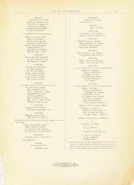 L'ebrea : opera in cinque atti / Fromental Halevy ; poesia di Eugenio Scribe ; traduzione italiana di M. Marcello