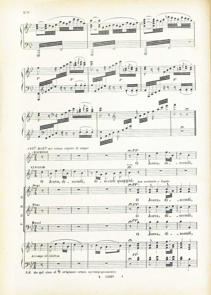 L'ebrea : opera in cinque atti / Fromental Halevy ; poesia di Eugenio Scribe ; traduzione italiana di M. Marcello