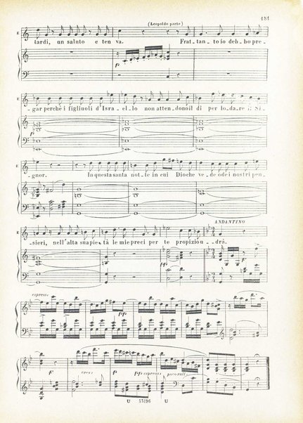 L'ebrea : opera in cinque atti / Fromental Halevy ; poesia di Eugenio Scribe ; traduzione italiana di M. Marcello