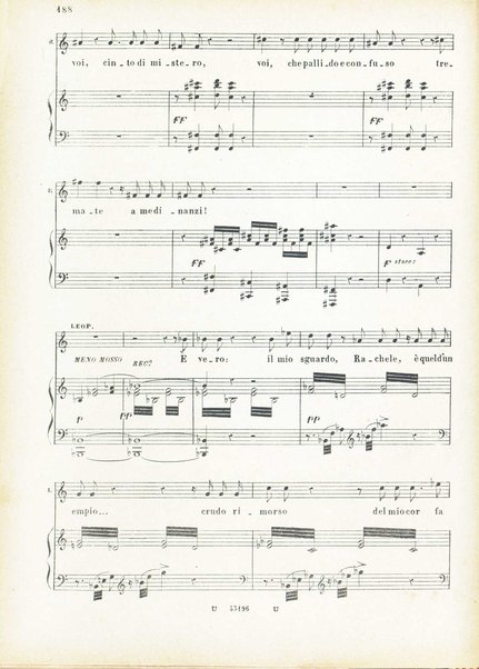 L'ebrea : opera in cinque atti / Fromental Halevy ; poesia di Eugenio Scribe ; traduzione italiana di M. Marcello