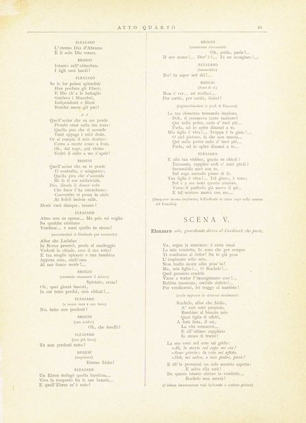 L'ebrea : opera in cinque atti / Fromental Halevy ; poesia di Eugenio Scribe ; traduzione italiana di M. Marcello