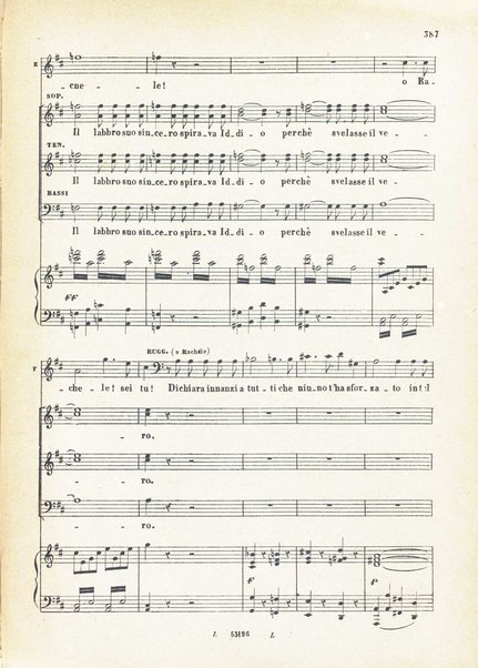 L'ebrea : opera in cinque atti / Fromental Halevy ; poesia di Eugenio Scribe ; traduzione italiana di M. Marcello