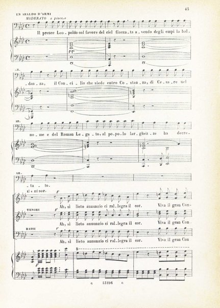 L'ebrea : opera in cinque atti / Fromental Halevy ; poesia di Eugenio Scribe ; traduzione italiana di M. Marcello