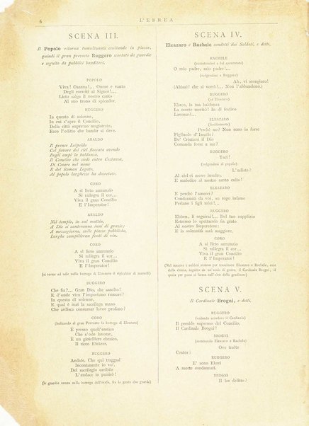 L'ebrea : opera in cinque atti / Fromental Halevy ; poesia di Eugenio Scribe ; traduzione italiana di M. Marcello
