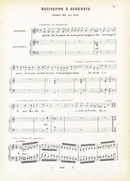 L'ebrea : opera in cinque atti / Fromental Halevy ; poesia di Eugenio Scribe ; traduzione italiana di M. Marcello