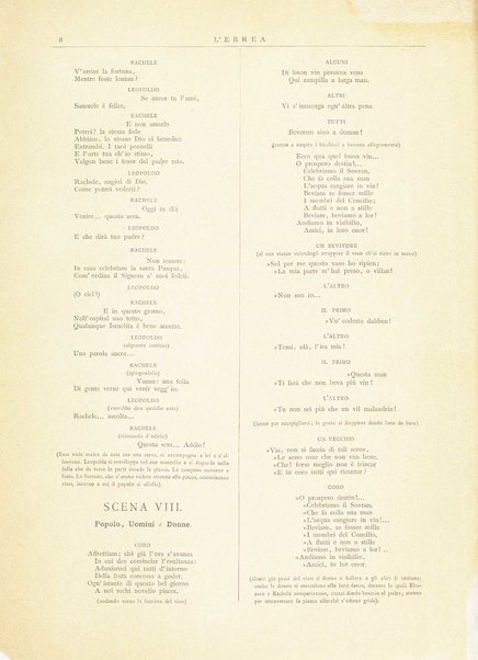 L'ebrea : opera in cinque atti / Fromental Halevy ; poesia di Eugenio Scribe ; traduzione italiana di M. Marcello
