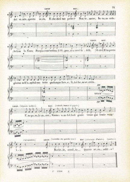 L'ebrea : opera in cinque atti / Fromental Halevy ; poesia di Eugenio Scribe ; traduzione italiana di M. Marcello