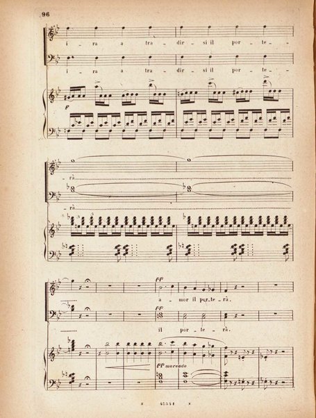 Beatrice di Tenda : tragedia lirica in due atti rappresentata per la prima volta al Teatro della Fenice in Venezia il 16 marzo 1833 : opera completa per canto e pianoforte / V. Bellini