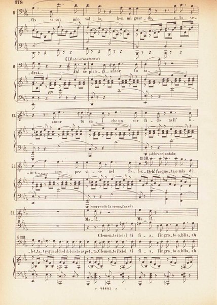 I Puritani : Melodramma serio in tre parti ; �Libretto� del conte Carlo Pepoli. �Musica di Vincenzo Bellini�. Opera completa per canto e pf