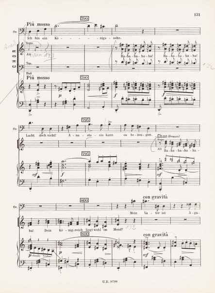 Leben des Orest : grosse Oper in funf Akten (Acht Bildern) : op. 60 (1928/29) / Ernst Krenek ; Klavierauszug mit Text vom Komponisten