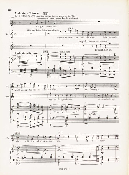 Leben des Orest : grosse Oper in funf Akten (Acht Bildern) : op. 60 (1928/29) / Ernst Krenek ; Klavierauszug mit Text vom Komponisten