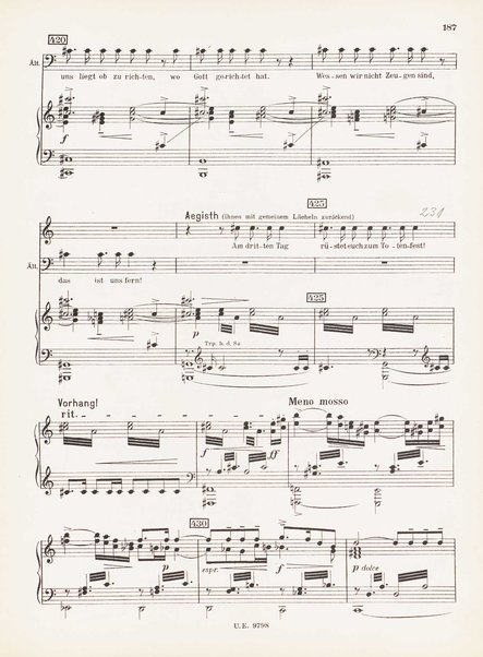 Leben des Orest : grosse Oper in funf Akten (Acht Bildern) : op. 60 (1928/29) / Ernst Krenek ; Klavierauszug mit Text vom Komponisten