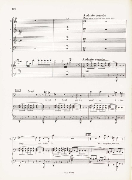 Leben des Orest : grosse Oper in funf Akten (Acht Bildern) : op. 60 (1928/29) / Ernst Krenek ; Klavierauszug mit Text vom Komponisten