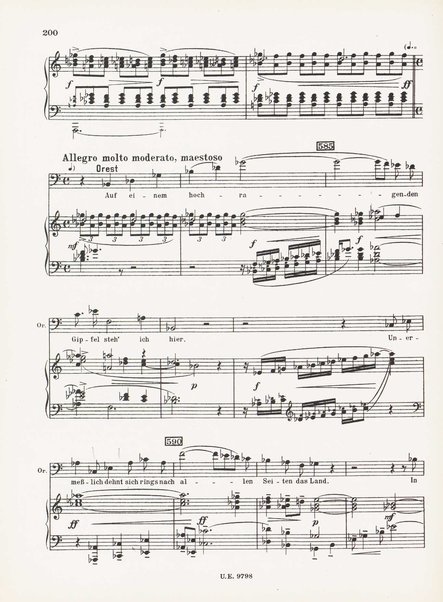 Leben des Orest : grosse Oper in funf Akten (Acht Bildern) : op. 60 (1928/29) / Ernst Krenek ; Klavierauszug mit Text vom Komponisten