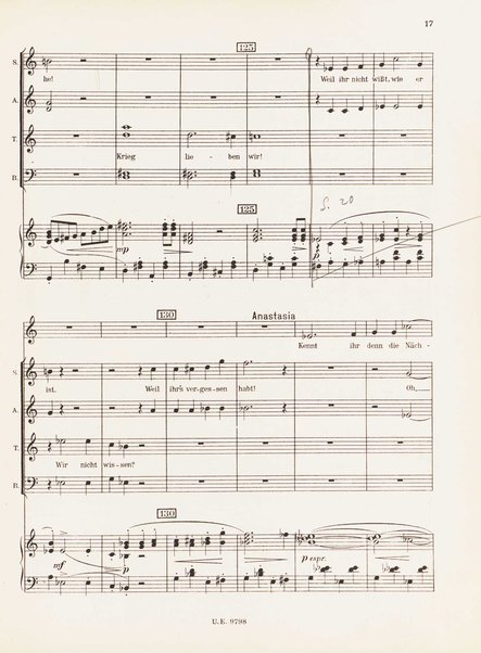 Leben des Orest : grosse Oper in funf Akten (Acht Bildern) : op. 60 (1928/29) / Ernst Krenek ; Klavierauszug mit Text vom Komponisten