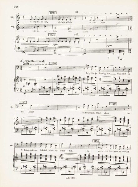 Leben des Orest : grosse Oper in funf Akten (Acht Bildern) : op. 60 (1928/29) / Ernst Krenek ; Klavierauszug mit Text vom Komponisten