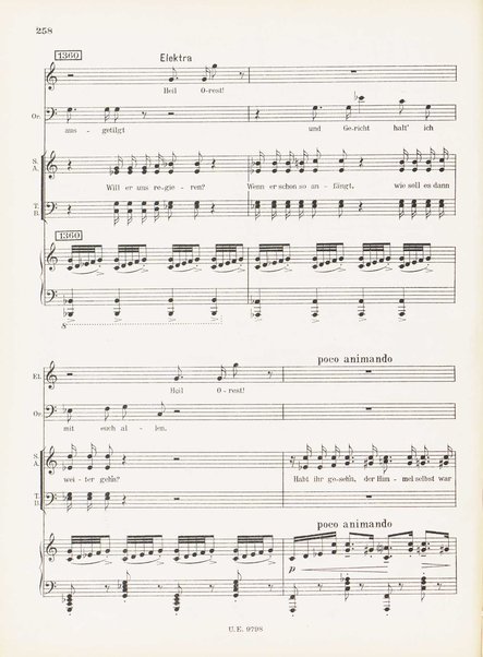 Leben des Orest : grosse Oper in funf Akten (Acht Bildern) : op. 60 (1928/29) / Ernst Krenek ; Klavierauszug mit Text vom Komponisten