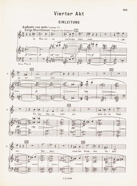 Leben des Orest : grosse Oper in funf Akten (Acht Bildern) : op. 60 (1928/29) / Ernst Krenek ; Klavierauszug mit Text vom Komponisten