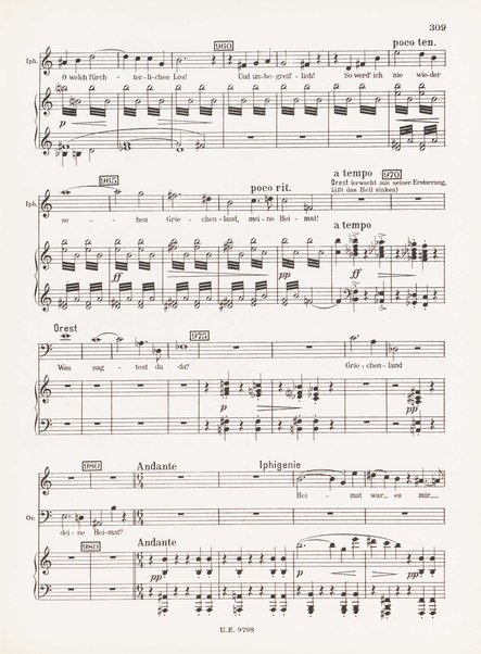 Leben des Orest : grosse Oper in funf Akten (Acht Bildern) : op. 60 (1928/29) / Ernst Krenek ; Klavierauszug mit Text vom Komponisten