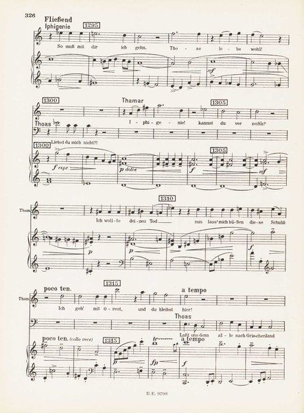 Leben des Orest : grosse Oper in funf Akten (Acht Bildern) : op. 60 (1928/29) / Ernst Krenek ; Klavierauszug mit Text vom Komponisten
