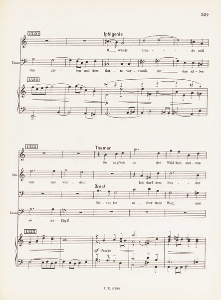 Leben des Orest : grosse Oper in funf Akten (Acht Bildern) : op. 60 (1928/29) / Ernst Krenek ; Klavierauszug mit Text vom Komponisten