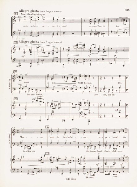 Leben des Orest : grosse Oper in funf Akten (Acht Bildern) : op. 60 (1928/29) / Ernst Krenek ; Klavierauszug mit Text vom Komponisten