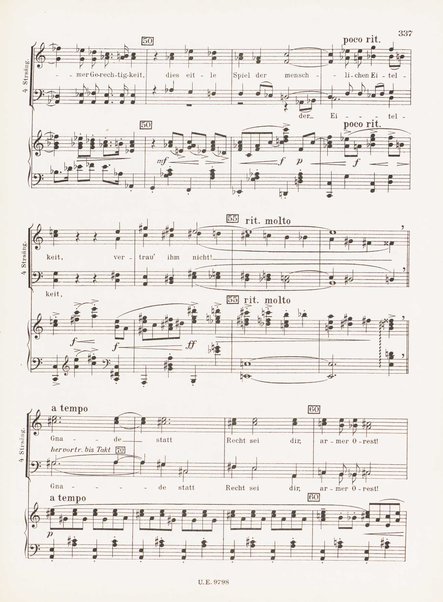 Leben des Orest : grosse Oper in funf Akten (Acht Bildern) : op. 60 (1928/29) / Ernst Krenek ; Klavierauszug mit Text vom Komponisten