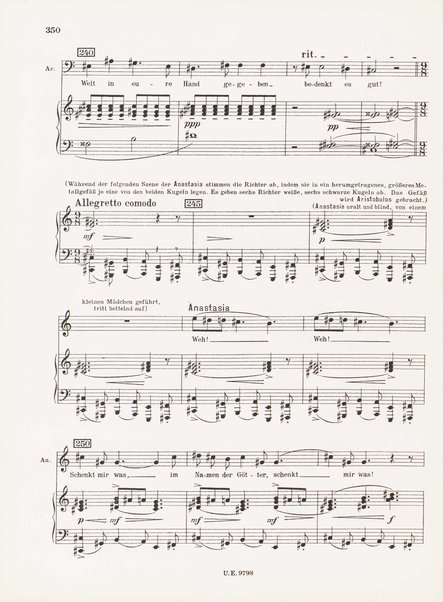 Leben des Orest : grosse Oper in funf Akten (Acht Bildern) : op. 60 (1928/29) / Ernst Krenek ; Klavierauszug mit Text vom Komponisten